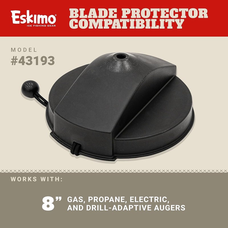 Eskimo Ice Auger Blade Protector, Fits All Gas, Propane, Drill or Electric Ice Augers, Black - Image 2